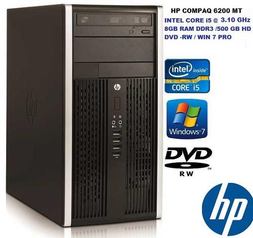Desktops with No Monitor - HP COMPAQ PRO 6200 MT DESKTOP PC CORE i5 @ 3