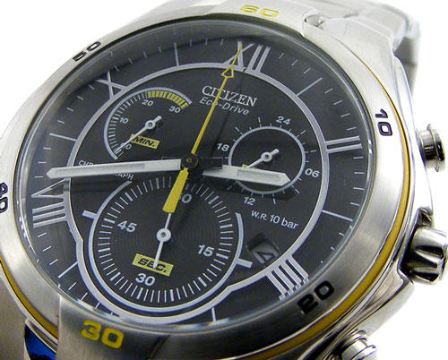 CITIZEN Eco-Drive Chronograph - Powered By Light - No more batteries.